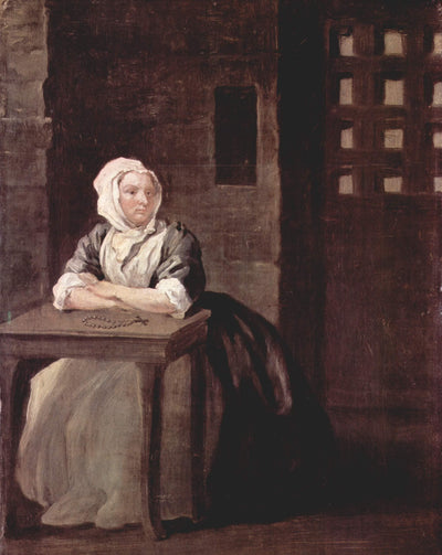 Portrait of Sarah Macholm in Prison in entryway