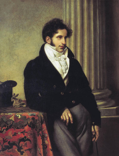 Portrait of Sergei Uvarov in bedroom