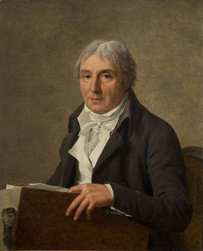 Portrait of Simon Charles Miger in entryway