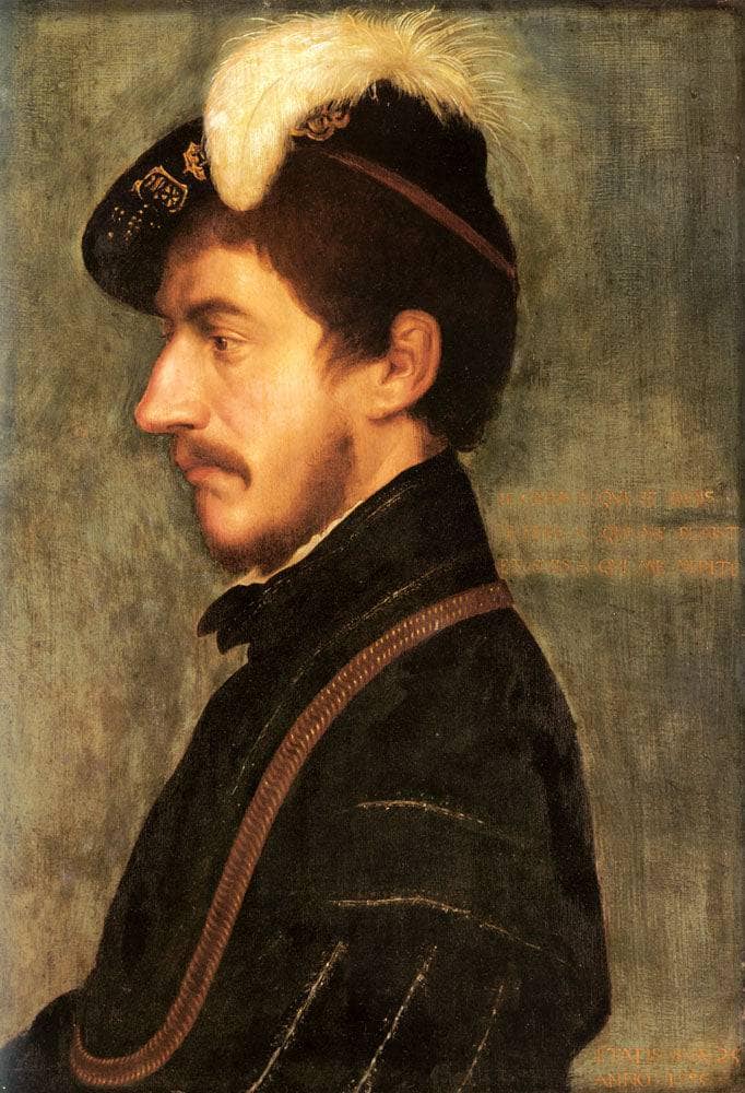 Portrait of Sir Nicholas Poyntz by Hans Holbein the Younger — Oil Painting Reproduction