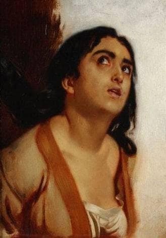 Portrait of Sol Hatchuel by Alfred Dehodencq — Oil Painting Reproduction