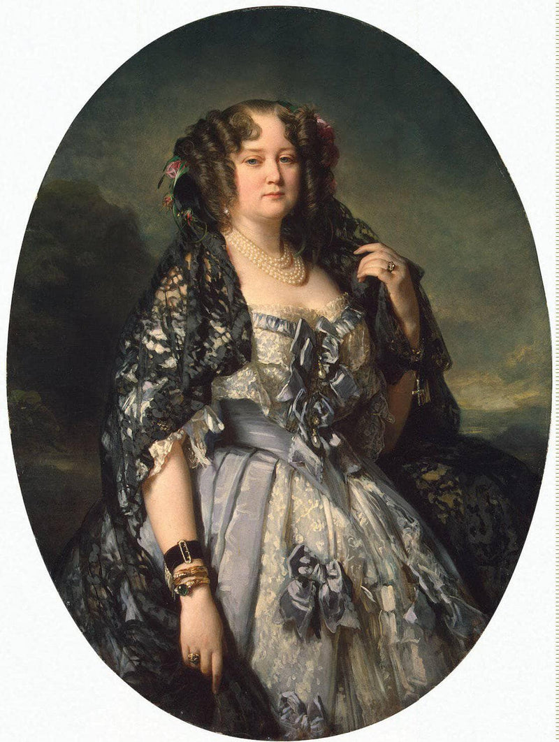 Portrait of Sophia Alexandrovna RadziwiÅÅ by Franz Xaver Winterhalter — Oil Painting Reproduction