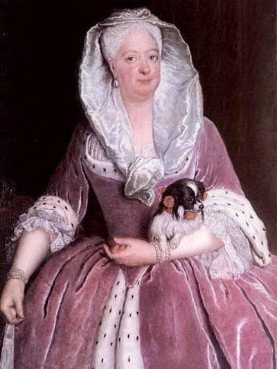 Portrait of Sophie Dorothea von Preußen in living room