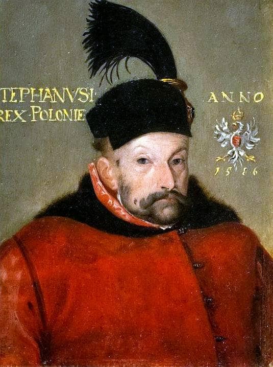 Portrait of Stephen Báthory by Martin Kober — Oil Painting Reproduction