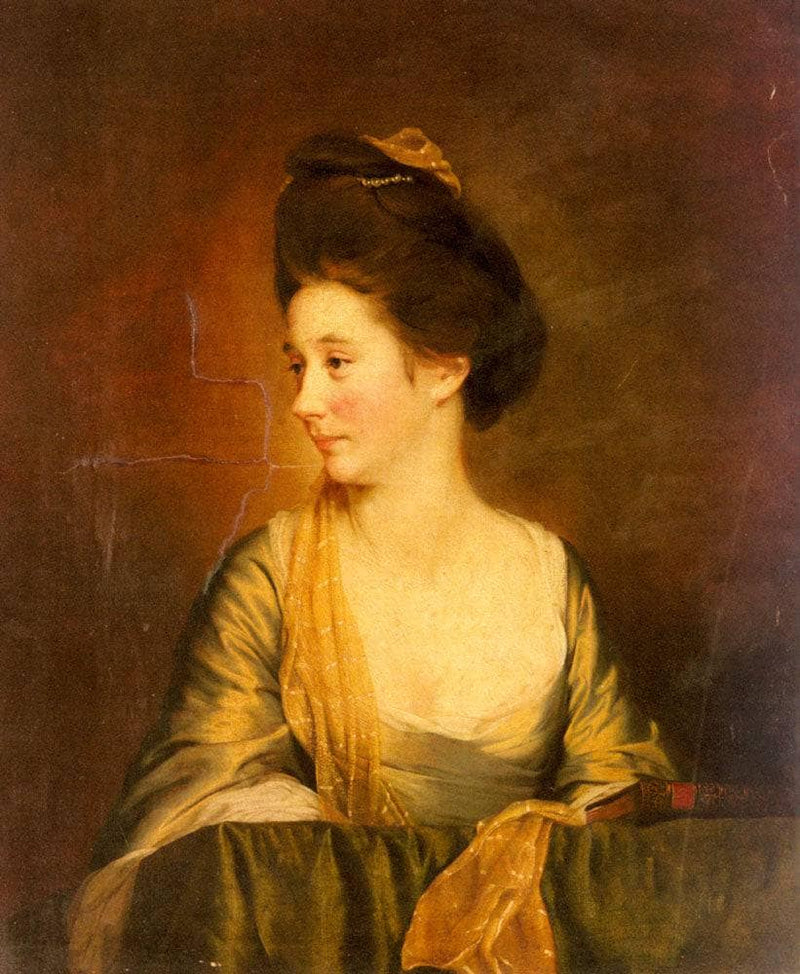 Portrait of Susannah Leigh by Joseph Wright — Oil Painting Reproduction