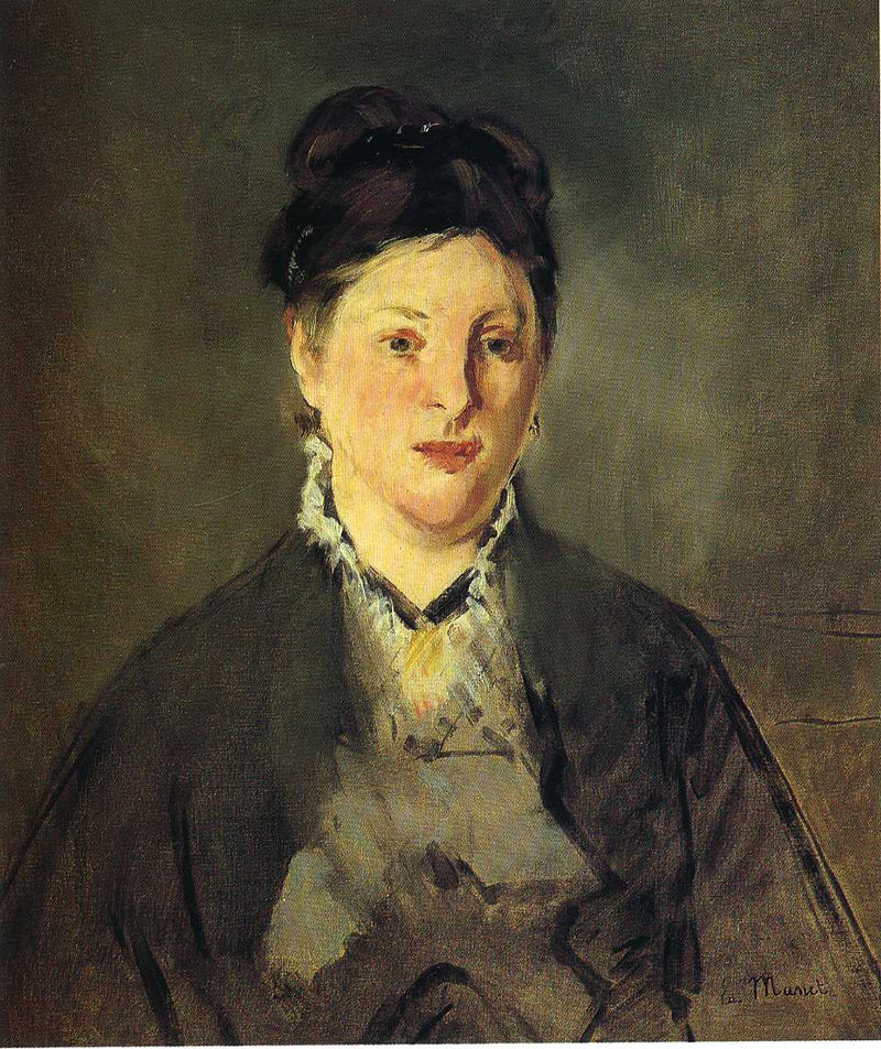 Portrait of Suzanne Manet by Edouard Manet — Oil Painting Reproduction