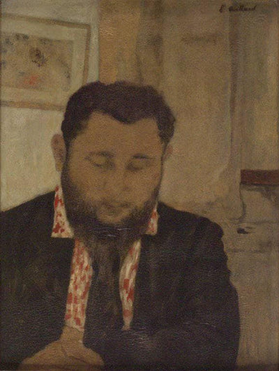 Portrait of Thadée Natanson in apartment