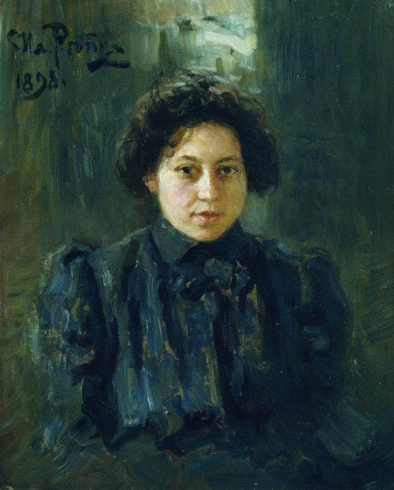 Portrait of the artist daughter Nadezhda by Ilya Repin — Oil Painting Reproduction