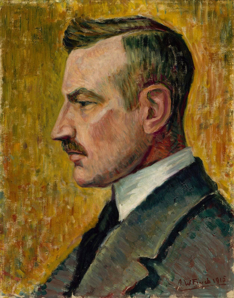 Portrait of the Artist Magnus Enckell by Alfred William Finch — Oil Painting Reproduction