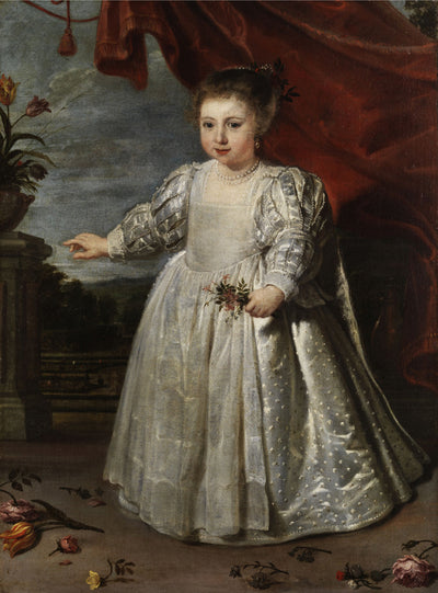 Portrait of the artist's daughter in modern living room