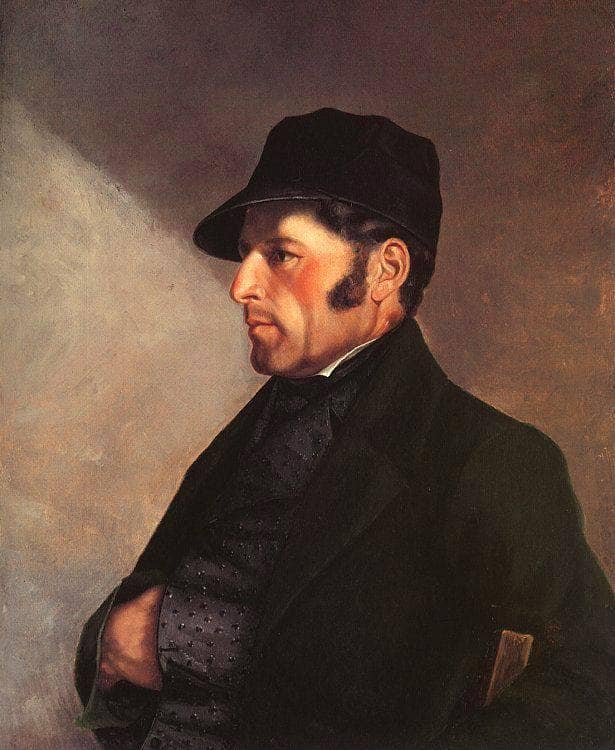 Portrait of the Artist's Father by Gustave Courbet — Oil Painting Reproduction
