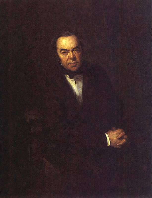 Portrait of the Artist's Father by Henryk Rodakowski — Oil Painting Reproduction