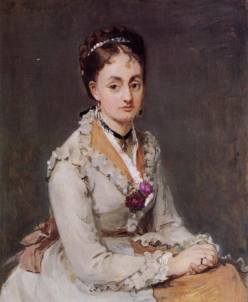 Portrait of the Artist's Sister, Mme Edma Pontillon, c.1872-75 by Berthe Morisot — Oil Painting Reproduction