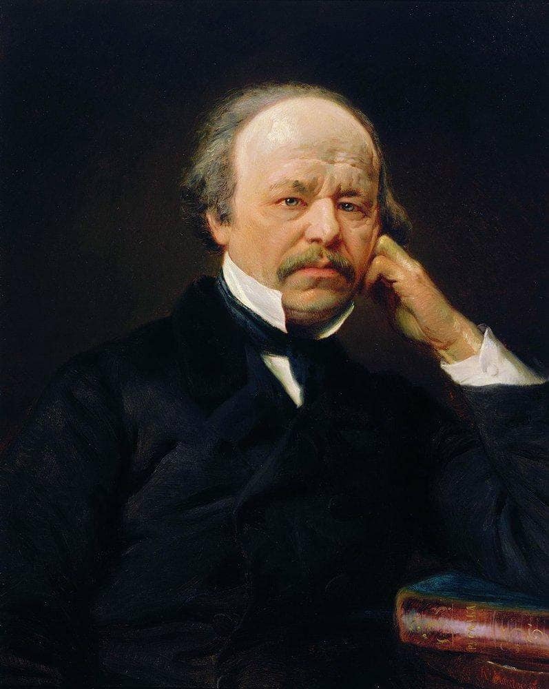Portrait of the Composer Aleksandr Sergeyvich Dargomyzhsky by Konstantin Makovsky — Oil Painting Reproduction