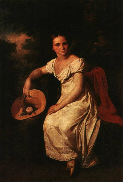 Portrait of the Dancer T. S. Karpakova in kitchen