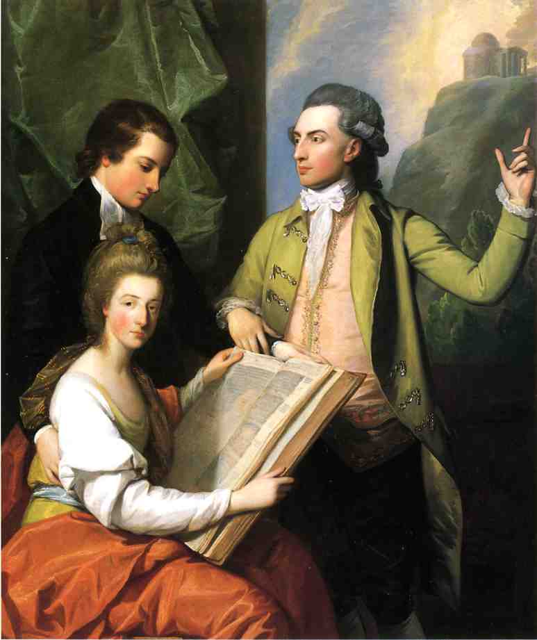 Portrait of the Drummond Family by Benjamin West — Oil Painting Reproduction