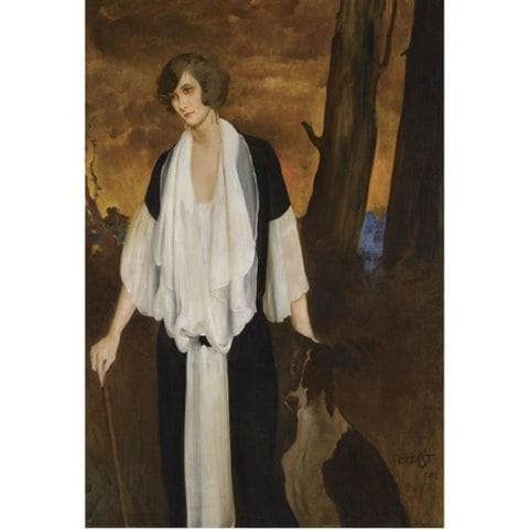 Portrait of the Future Countess Henri de Boisgelin by Leon Bakst — Oil Painting Reproduction