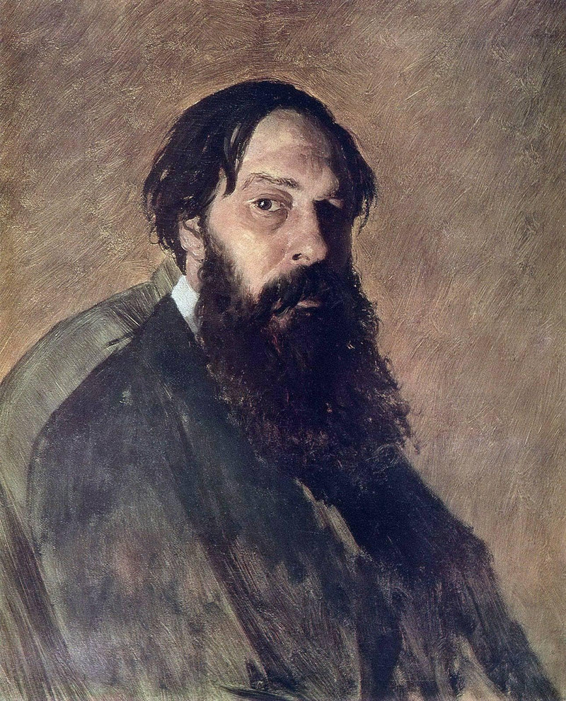 Portrait of the Painter Alexey Savrasov by Vasily Perov — Oil Painting Reproduction