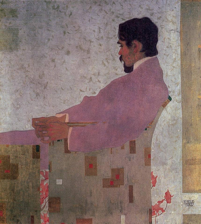 Portrait of the Painter Anton Peschka by Egon Schiele — Oil Painting Reproduction