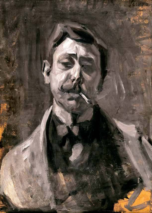 Portrait of the painter Giovanni Zangrando by Umberto Veruda — Oil Painting Reproduction