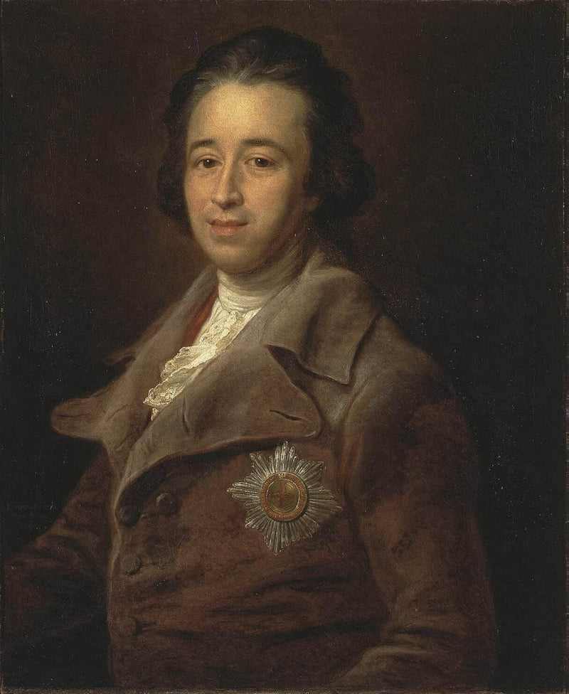 Portrait of the prince A. Kurakin by Pompeo Batoni — Oil Painting Reproduction