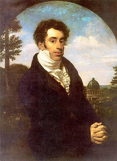 Portrait of the Prince Aleksandr Mikhailovich Golitsyn in study