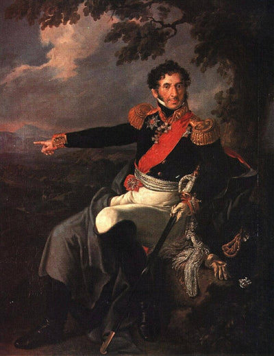 Portrait of the Prince P. I. Bagration in master bedroom