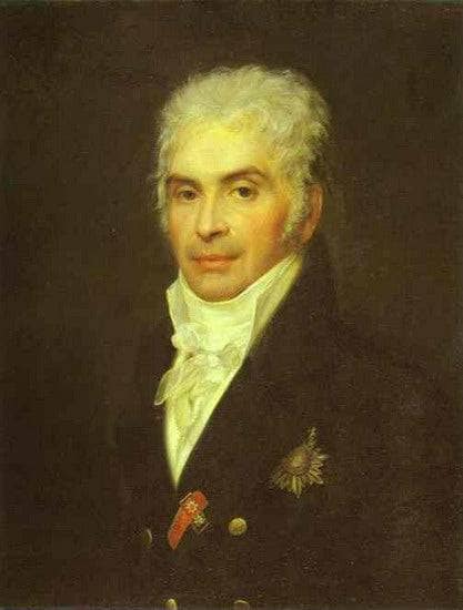 Portrait of the Prince P. Scherbatov by Orest Kiprensky — Oil Painting Reproduction