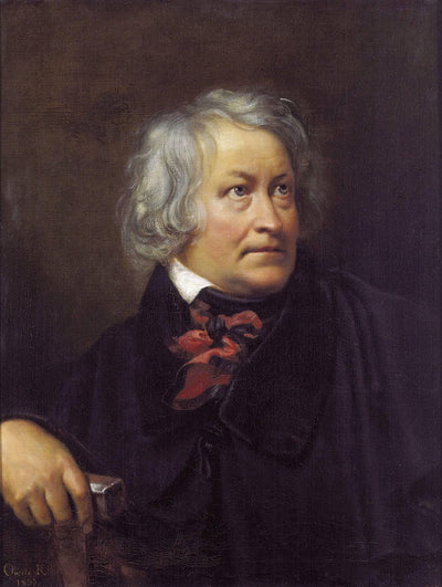 Portrait of the Sculptor Bertel Thorvaldsen in kitchen