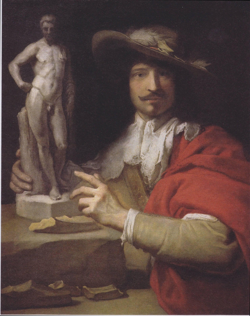 Portrait of the Sculptor Nicolas Le Brun by Charles Le Brun — Oil Painting Reproduction