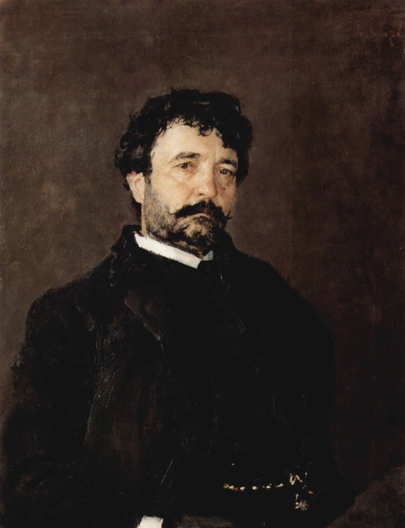 Portrait of the Singer Angelo Mazini by Valentin Serov — Oil Painting Reproduction