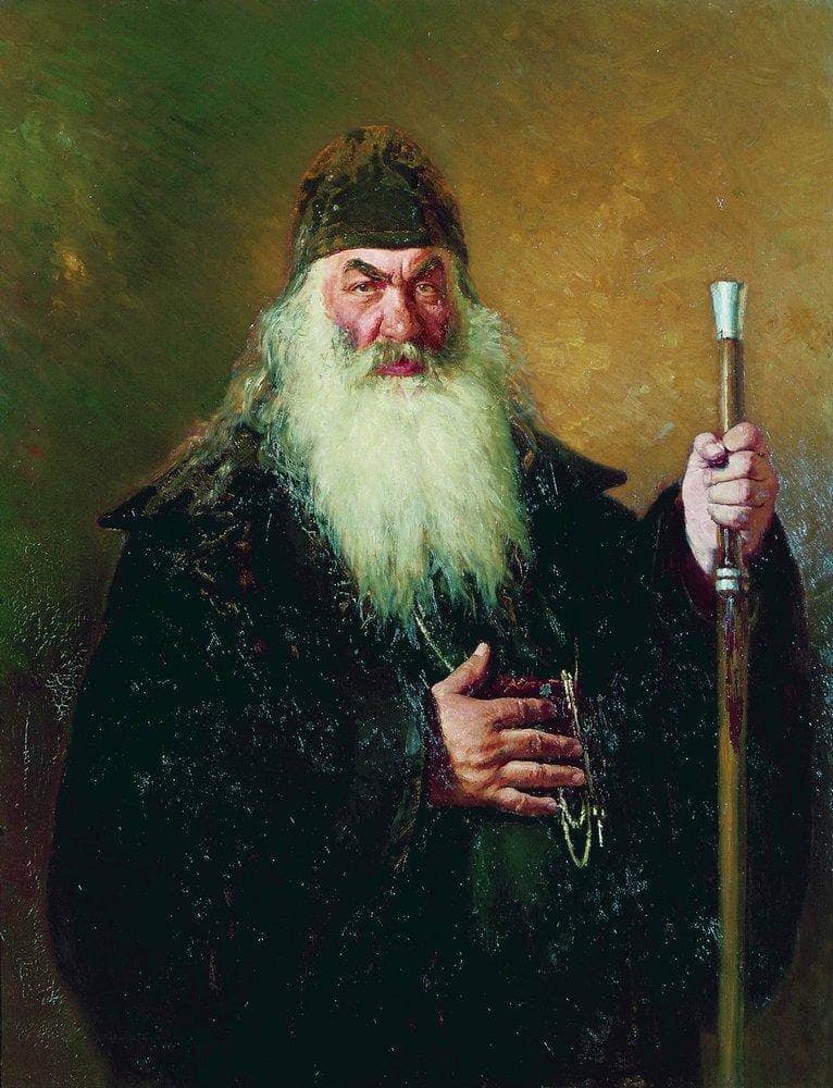 Portrait of the Surgeon Nikolay Pirogov by Ilya Repin — Oil Painting Reproduction