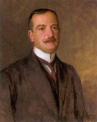 Portrait of the Viennese Industrialist Raoul Leon von Wernburg by John Quincy Adams — Oil Painting Reproduction