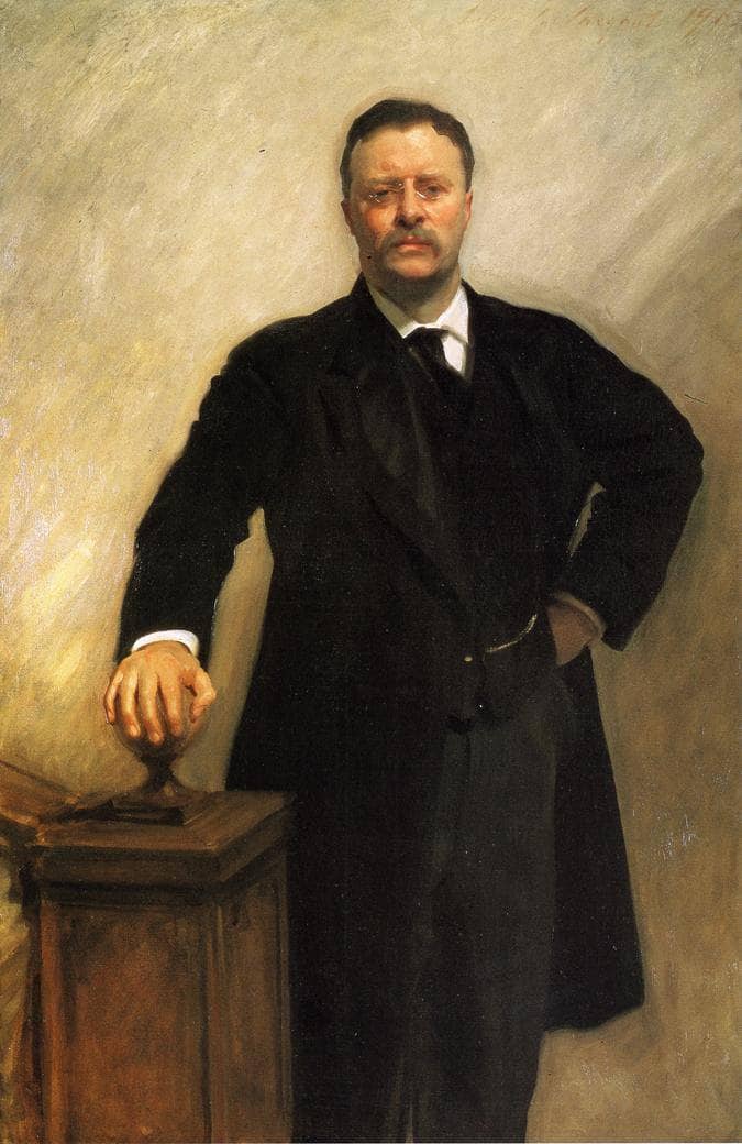 Portrait of Theodore Roosevelt by John Singer Sargent — Oil Painting Reproduction