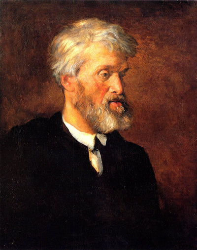 Portrait of Thomas Carlyle in apartment