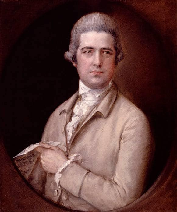 Portrait of Thomas Linley by Thomas Gainsborough — Oil Painting Reproduction