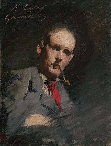 Portrait of Tom Roberts by Ramon Casas — Oil Painting Reproduction