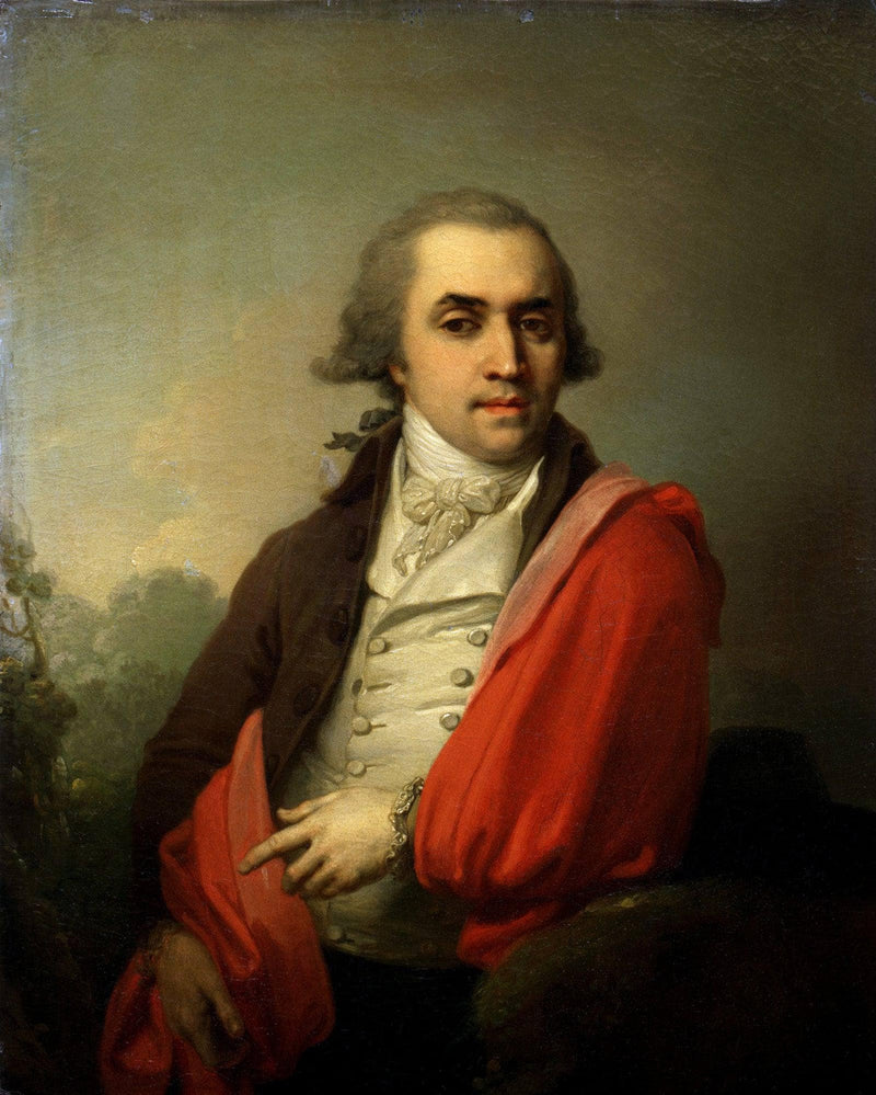 Portrait of Torsukov Ardalyon by Vladimir Borovikovsky — Oil Painting Reproduction