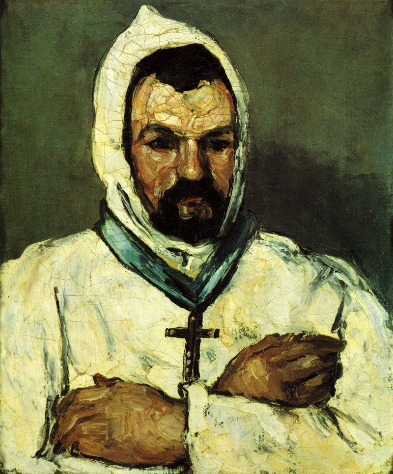 Portrait of Uncle Dominique as a Monk by Paul Cezanne — Oil Painting Reproduction