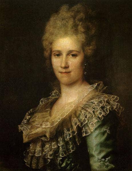 Portrait of Unknown Woman by Dmitry Levitzky — Oil Painting Reproduction