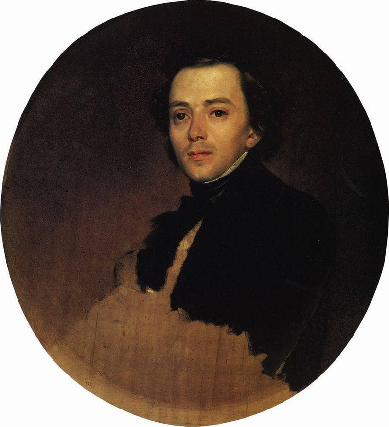Portrait of V. V. Samoilov by Karl Bryullov — Oil Painting Reproduction