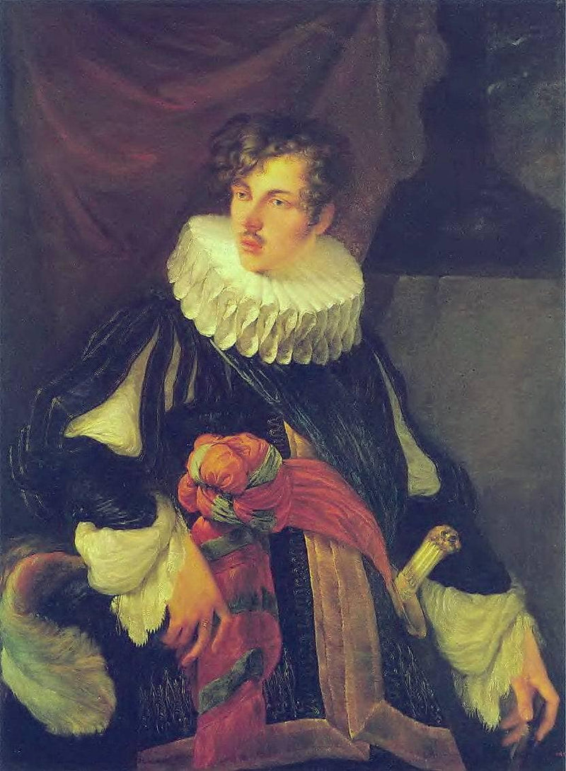 Portrait of Vasily Alekseevich Perovsky by Orest Kiprensky — Oil Painting Reproduction