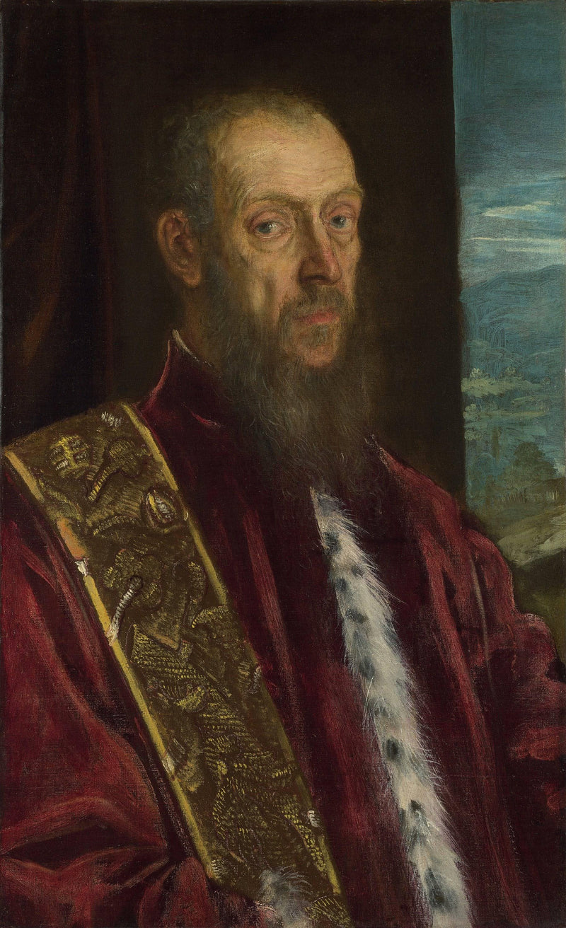 Portrait of Vincenzo Morosini by Tintoretto — Oil Painting Reproduction
