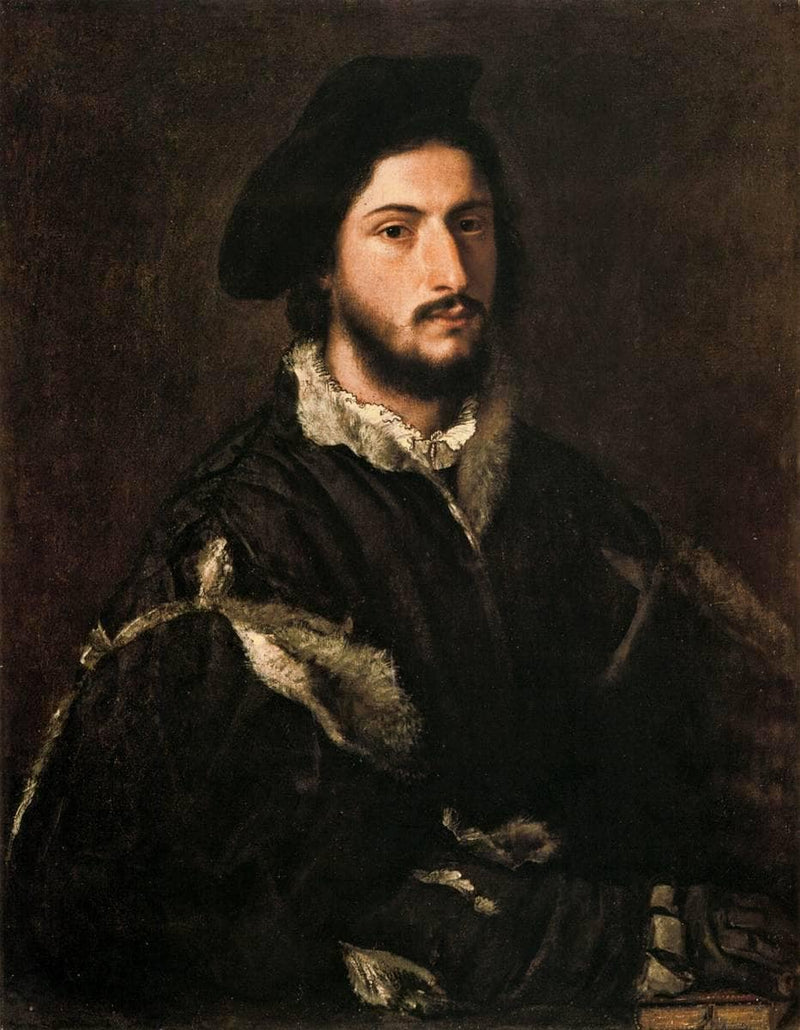 Portrait of Vincenzo Mosti by Titian — Oil Painting Reproduction