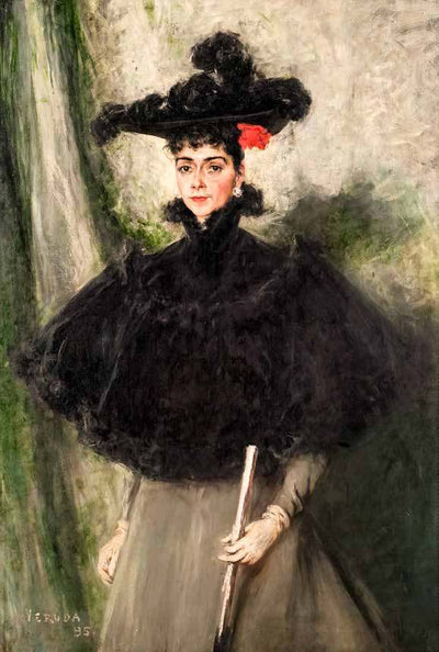 Portrait of Vittoria Vismara Cambiagio in study