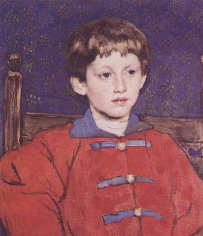 Portrait of Vladimir Vasnetsov, the Artist`s Son in bedroom