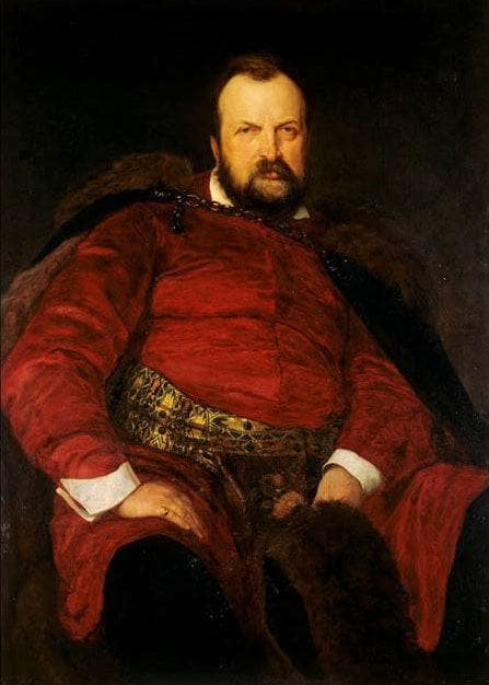 Portrait of WÅodzimierz Dzieduszycki by Henryk Rodakowski — Oil Painting Reproduction