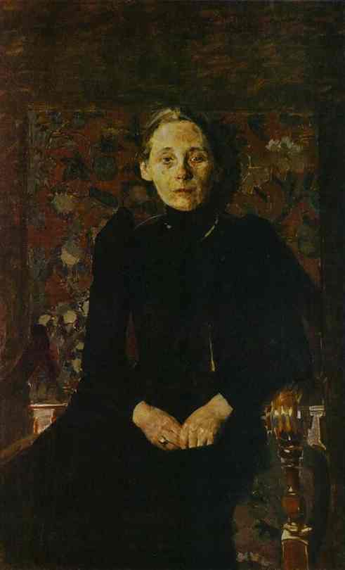Portrait of wife of the businessman Artsybushev by Mikhail Vrubel — Oil Painting Reproduction