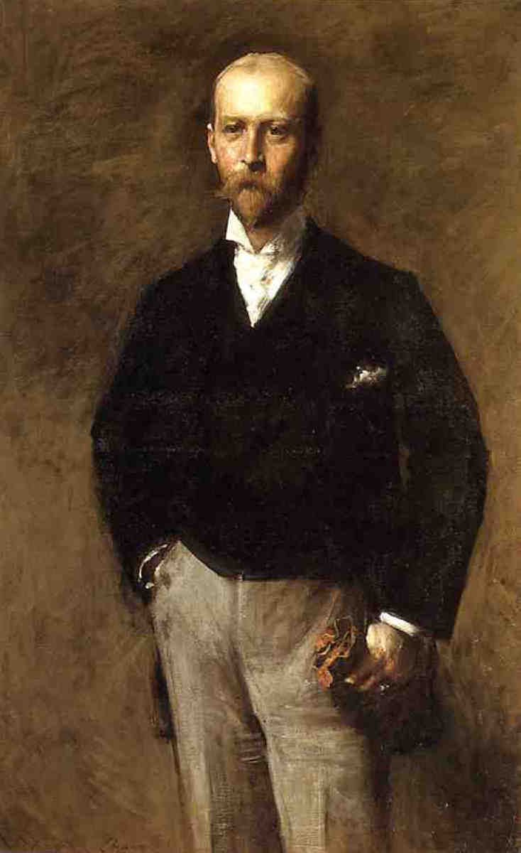 Portrait of William Charles Le Gendre by William Merritt Chase — Oil Painting Reproduction