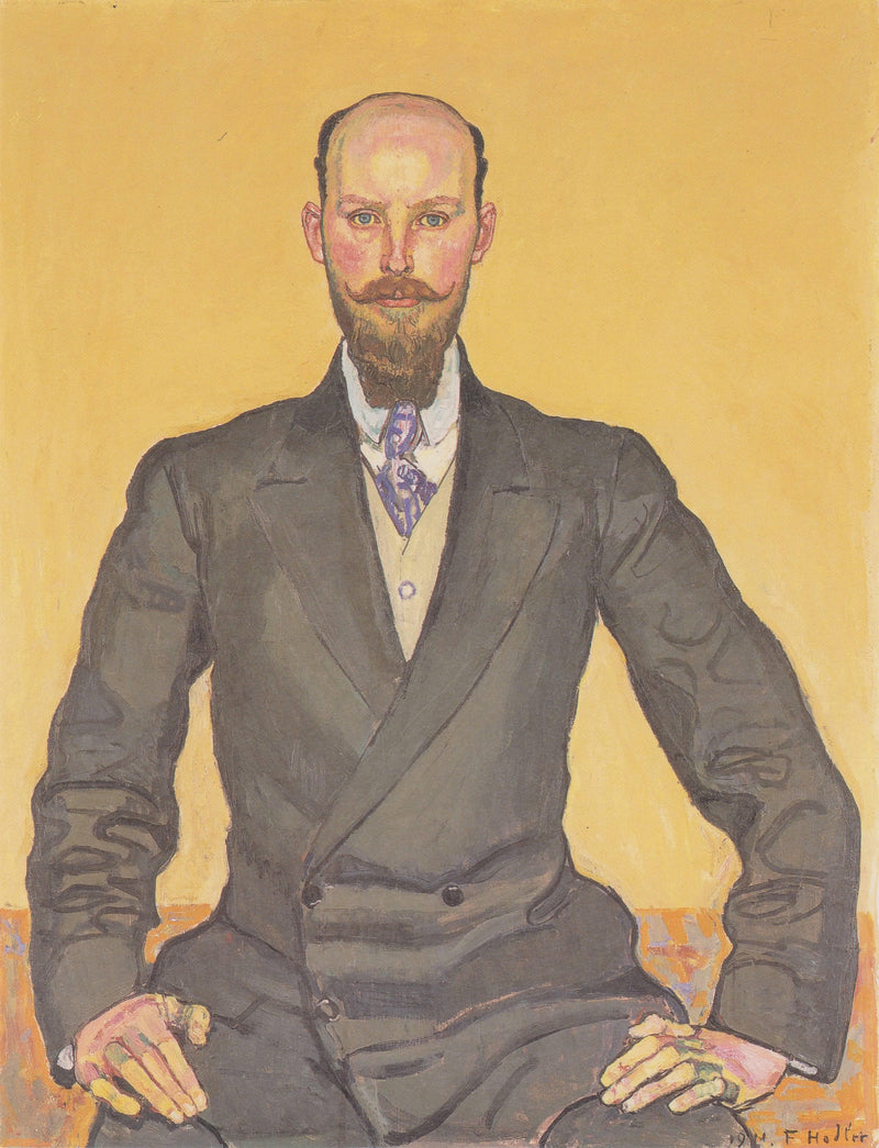 Portrait of Willy Russ by Ferdinand Hodler — Oil Painting Reproduction